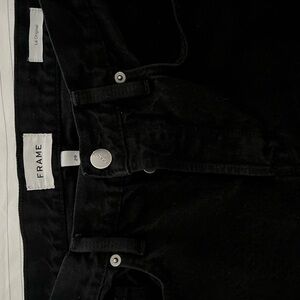FRAME Black Denim Jeans